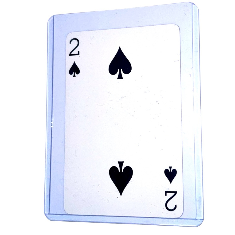 𝐓𝐈𝐅𝐅𝐀𝐍𝐘 & 𝐂𝐎 | 2 ♠️ PLAYING CARD WITH PROTECTIVE SLEEVE